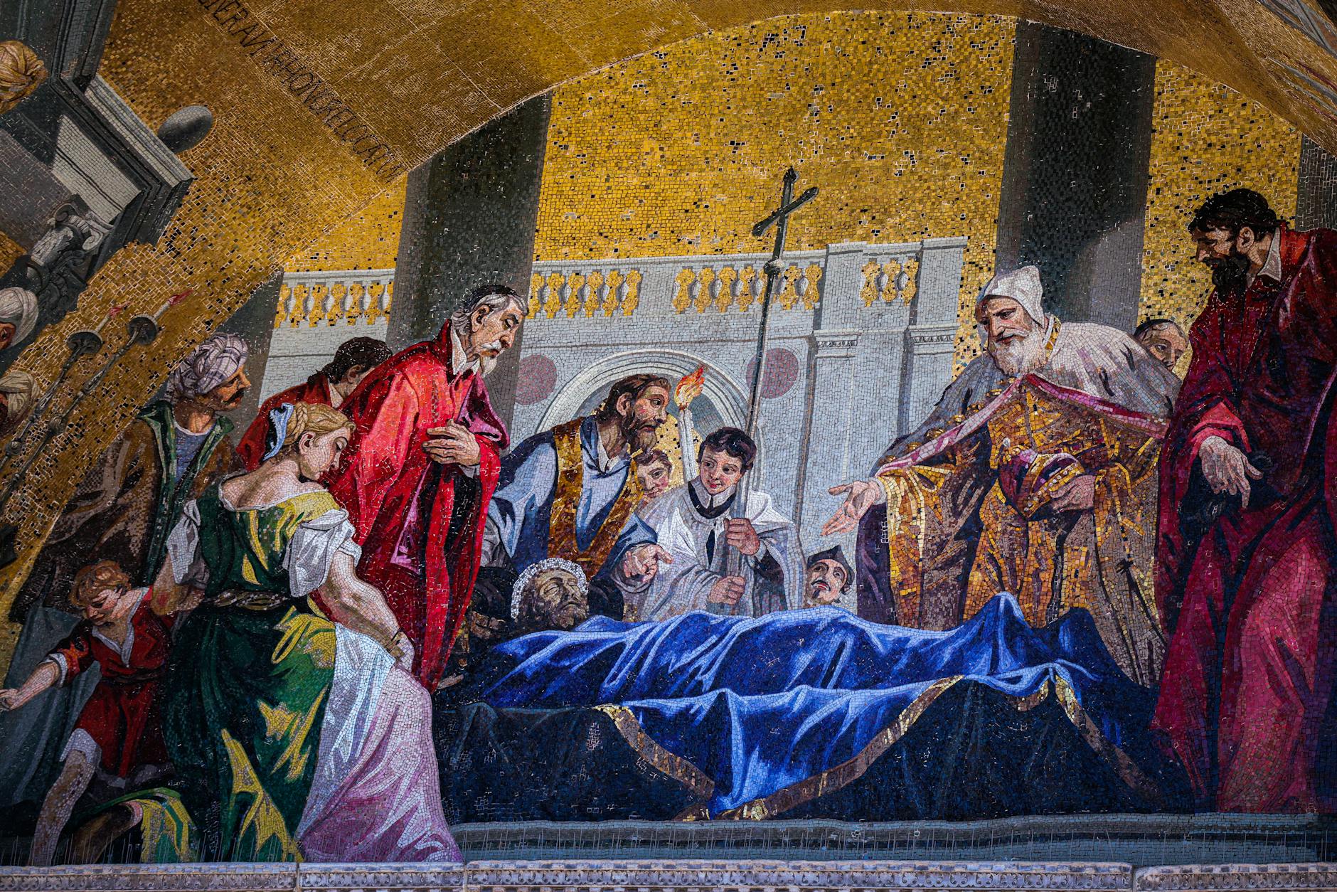 traditional religious painting in a church